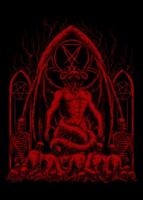 Gothic 666 Demon Lucifer