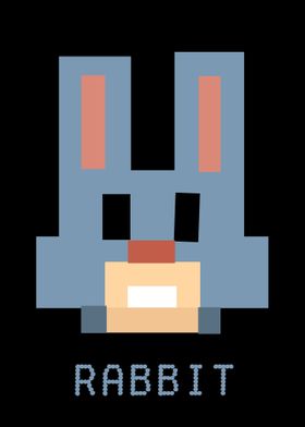 pixel rabbit icon