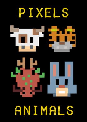 pixel game animals