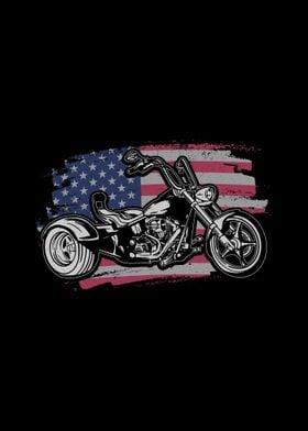 Trike Trikes USA Flag Gift