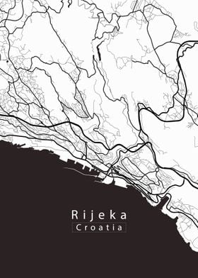 Rijeka City Map