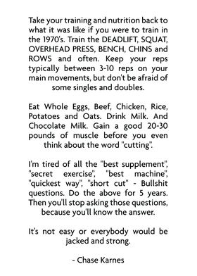 Strength Training Advice