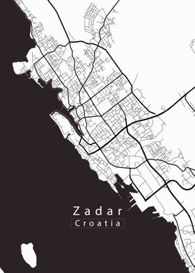 Zadar City Map