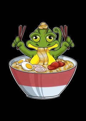 Kawaii Chameleon Ramen