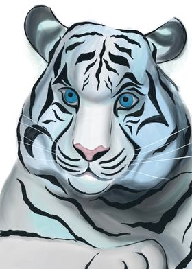 Blue tiger