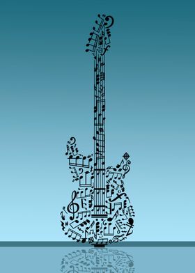 MUSIC NOTES ELECT GUITAR