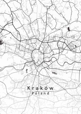 Krakow City Map