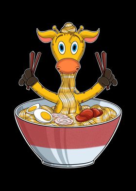 Kawaii Giraffe Japan Ramen