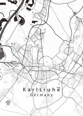 Karlsruhe City Map