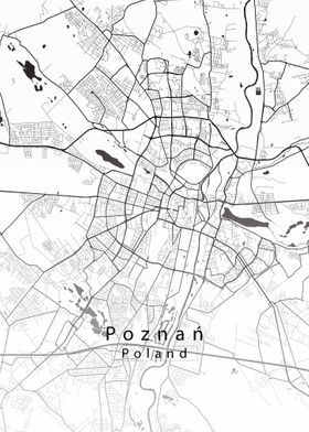 Poznan City Map