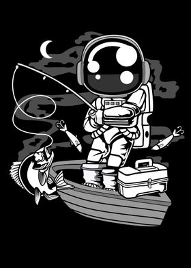 ASTRONAUT FISHERMAN