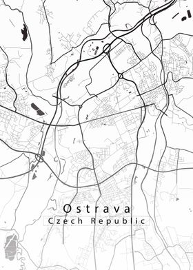 Ostrava City Map