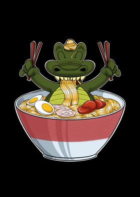 Kawaii Crocodile Ramen