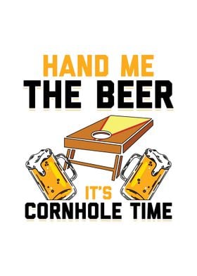 Cornhole Beer Drinker Gift