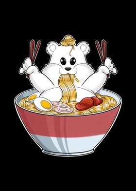 Kawaii Polar Bear Ramen