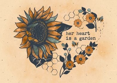 Her heart is a Garden