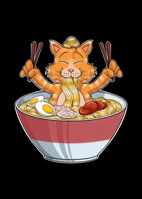 Kawaii Kitten Cat Ramen