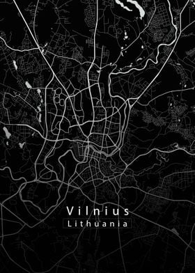 Vilnius City Map