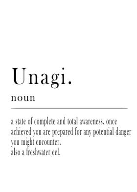 Unagi Definition