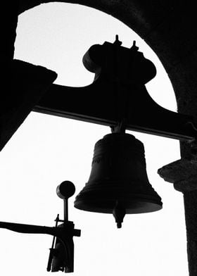 Church bell silhouette