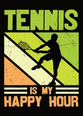 Tennis is my happy hour