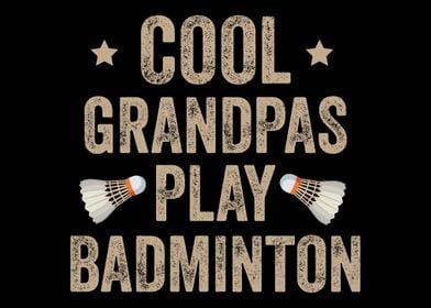 Cool Grandpas Play Badmint