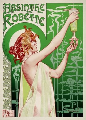 ABSINTHE ROBETTE Poster