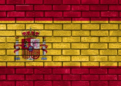 Spanish Grunge Flag