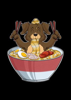 Kawaii DogJapanese Ramen