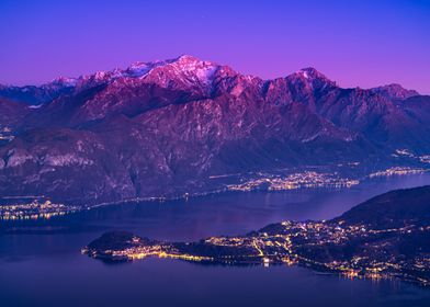 Lake Como and its mountain