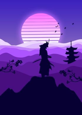 Ronin in japan scenery