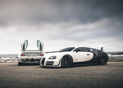 Bugatti Veyron and eb110