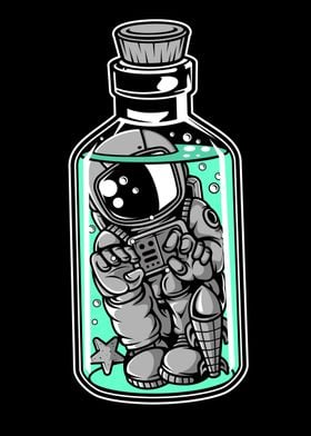 ASTRONAUT IN THE BOTTLE