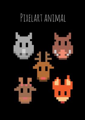 pixelart animals