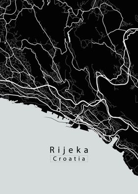 Rijeka City Map