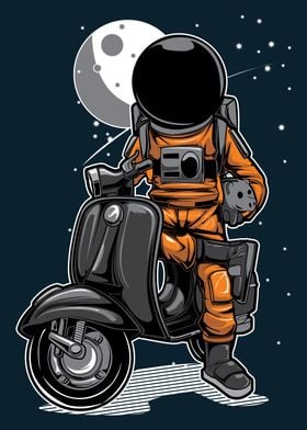 Astronaut Scooter