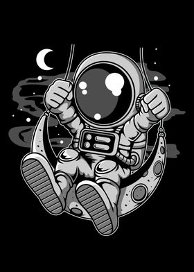 ASTRONAUT MOON SWINGER