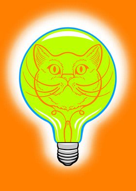 Light Bulb Cat