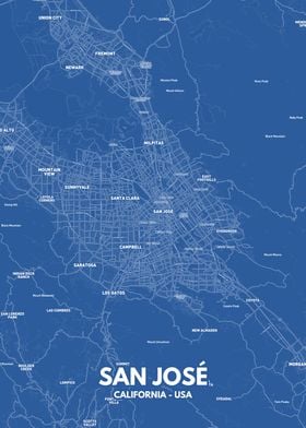 San Jose city map