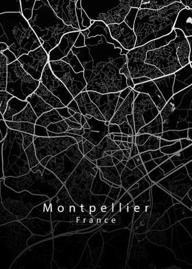 Montpellier City Map