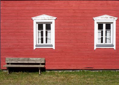 Two Windows And A Bench