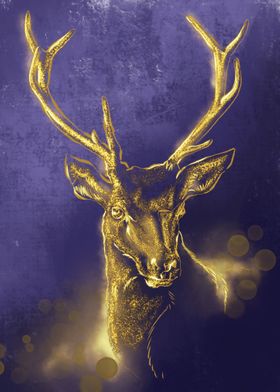 Glowing stag