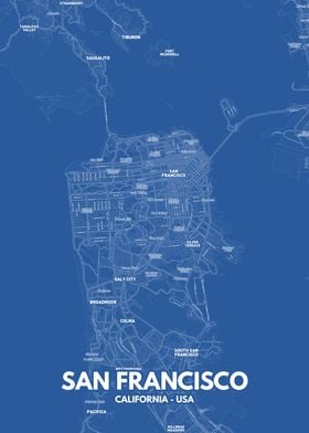 San Francisco city map