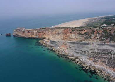 Nazare Portugal Cliff shot