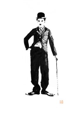 charlie chaplin  standing