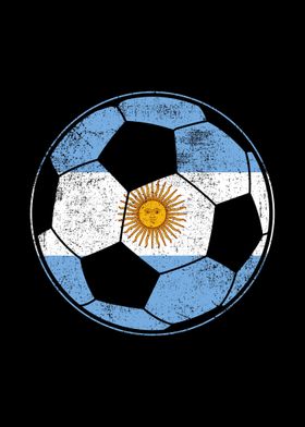 Soccer Argentina Flag