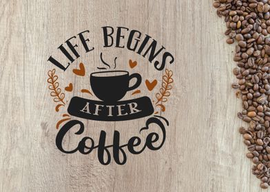 Coffee Life Lettering