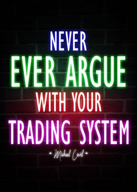 Trading System Neon Quote