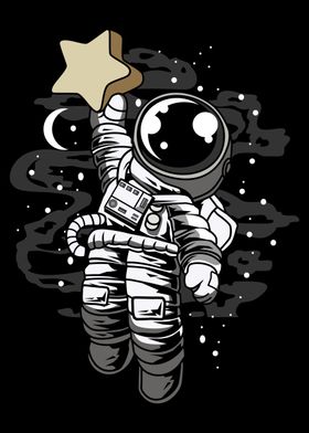 ASTRONAUT REACH THE STAR