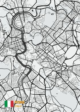 rome maps art